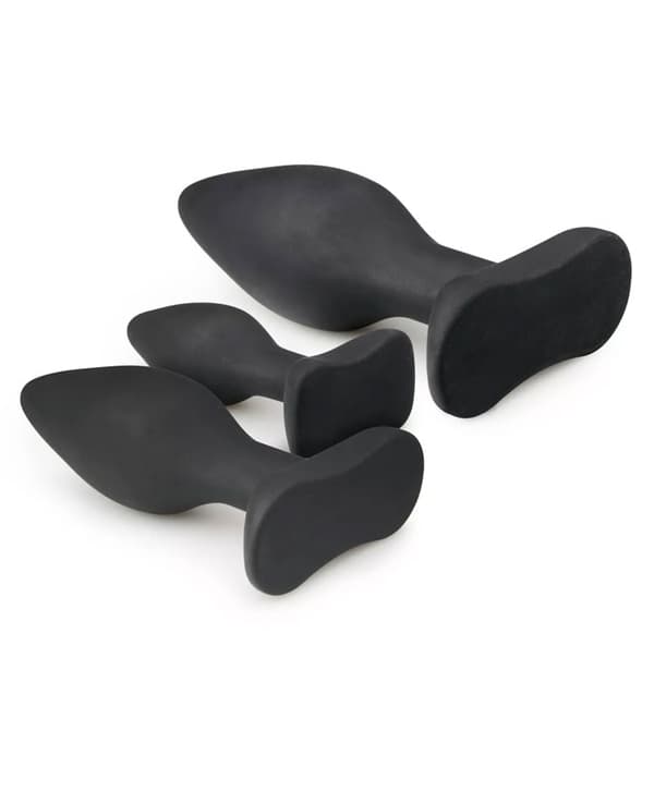 Black Silicone Buttplug Set