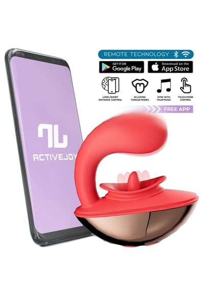Rondy Vibrating & Licking Tongue With App Vibrator