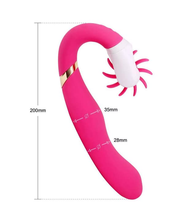 Dave G-punktvibrator m/ tunger