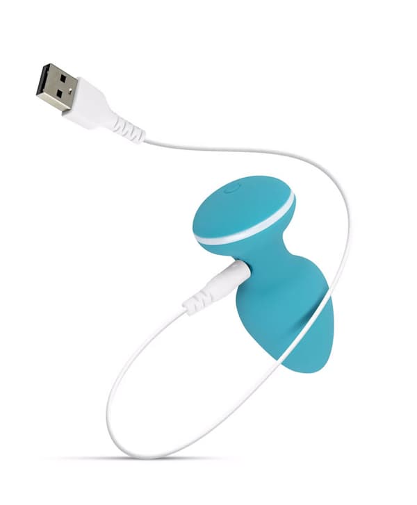 Cala Azul - Blanca Vibrerende analplugg