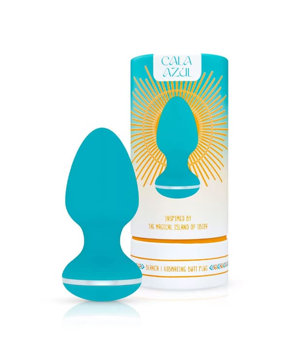 Cala Azul - Blanca Vibrerende analplugg