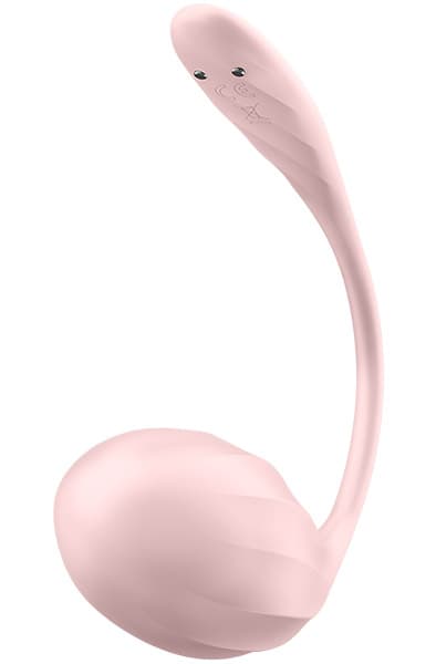 Satisfyer Ribbed Petal App Vibrator App-styret vibrerende æg