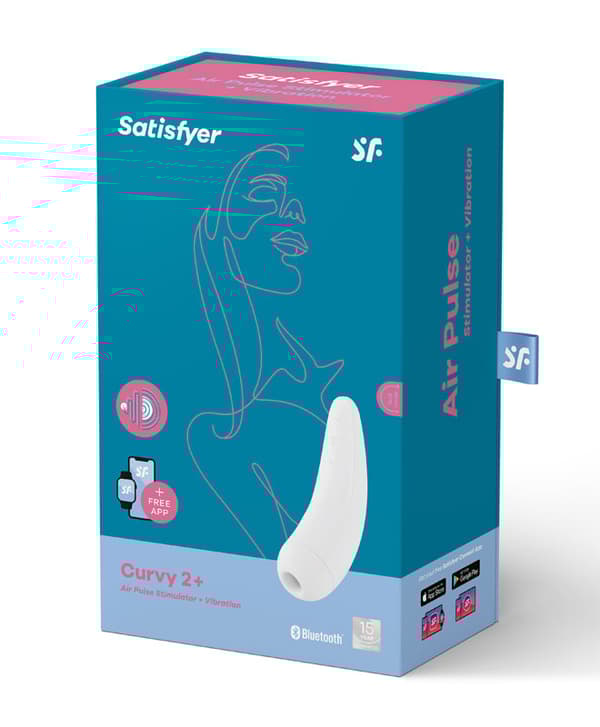 Satisfyer Curvy 2+ - Hvit