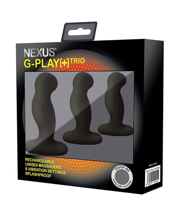 Nexus - G-play Trio Plus Vibrerende Analplugger (3 stk)
