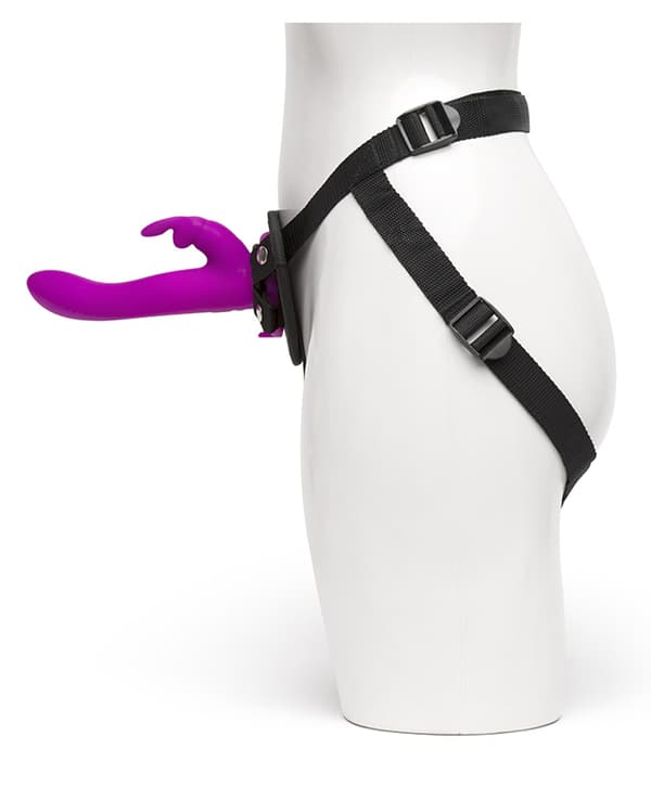 Happy Rabbit Vibrating Strap On Harness Set