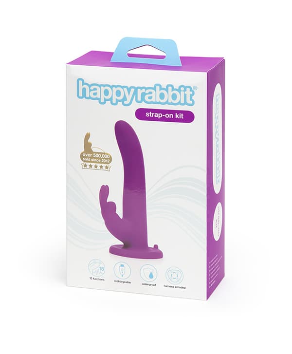 Happy Rabbit Vibrating Strap On Harness Set