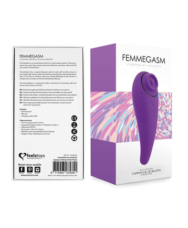 Femmegasm Tapping & Tickling Vibrator