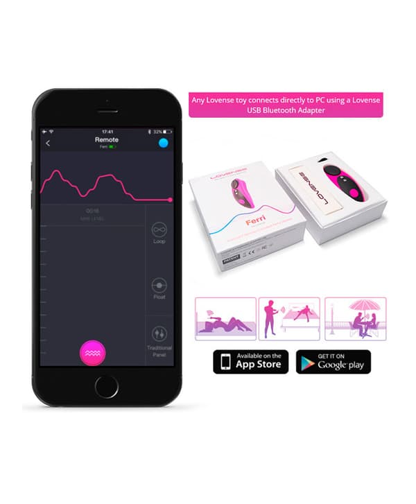 Ferri by Lovense - Trusevibrator m/ Bluetooth