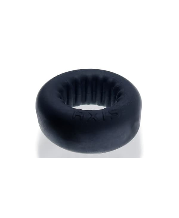 Oxballs Axis Rib Griphold Cockring Black Ice