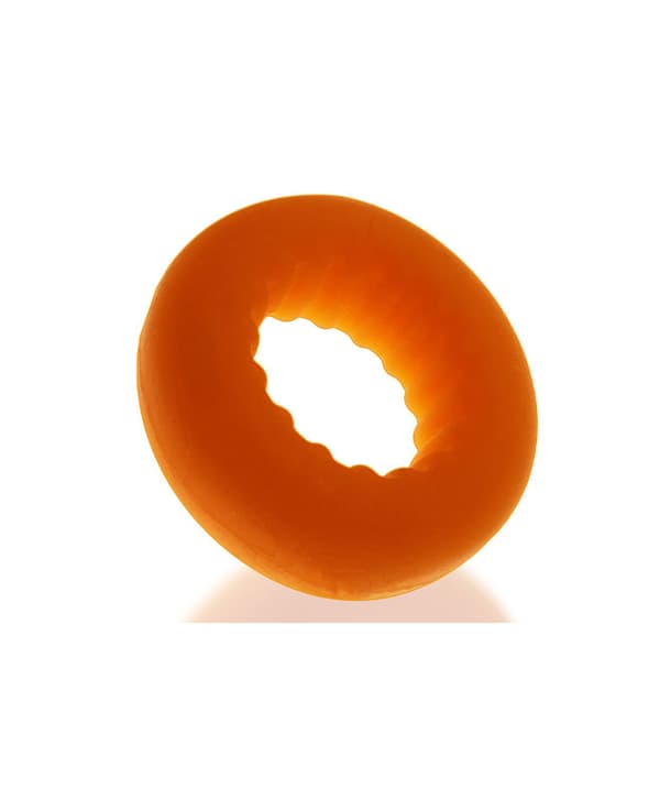 Oxballs Axis Rib Griphold Cockring Orange Ice