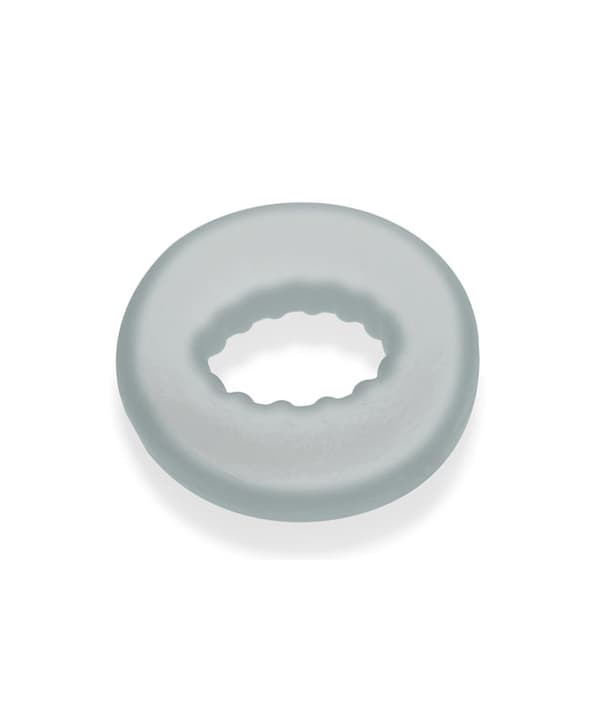 Oxballs Axis Rib Griphold Cockring Clear Ice