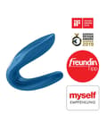 Miniatyrbilde 4 av 5: Satisfyer Double Whale Parvibrator