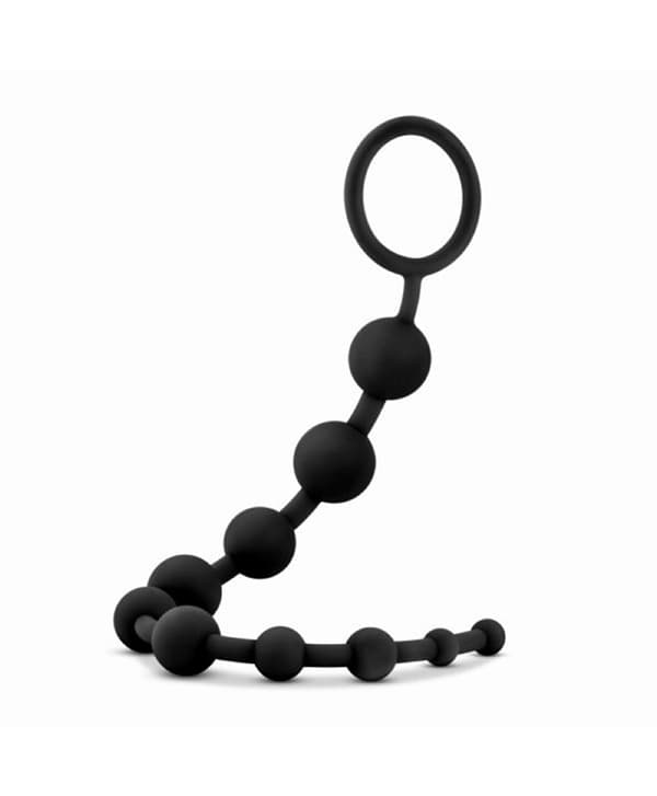 Anal Adventures Platinum - Silicone Anal Beads