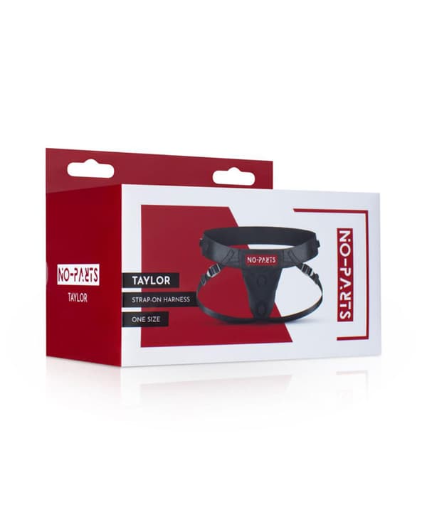 No-Parts - Taylor Justerbar Strap On Harness m/ Dobbel O-ring