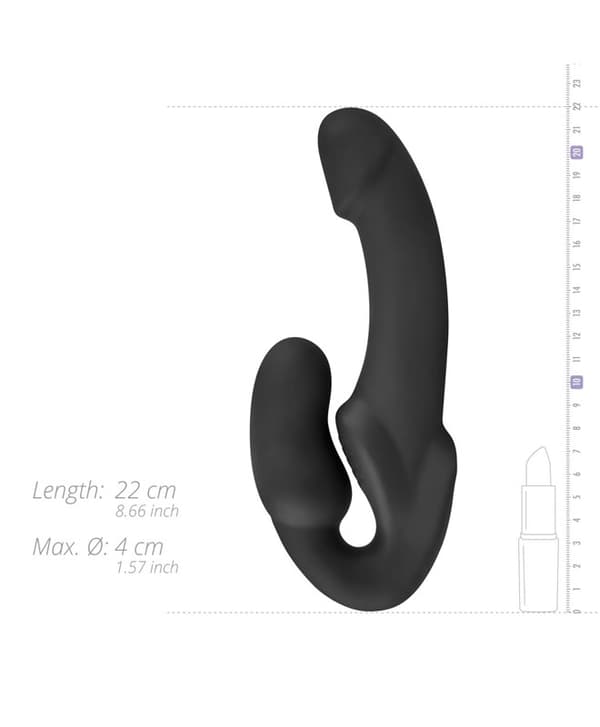 No-Parts Morgan Strapless Strap-On Dildo