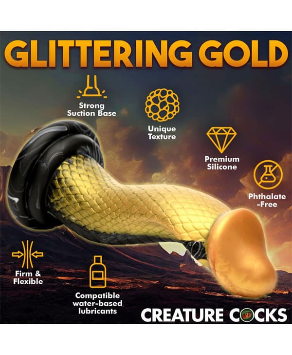 Golden Mamba Dildo