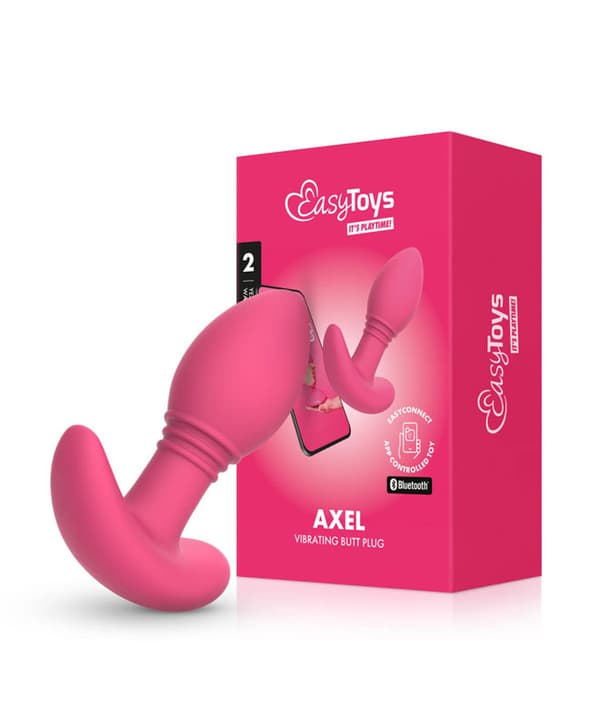 EasyConnect - Axel Vibrerende Analplugg m/app