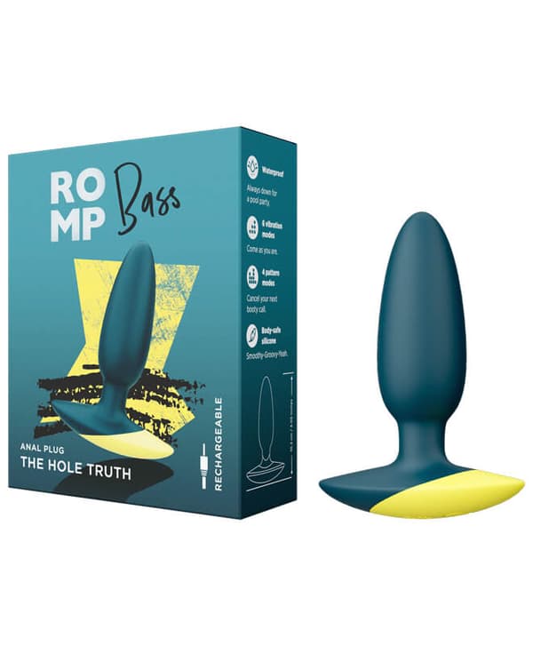 ROMP Bass Vibrerende Analplugg
