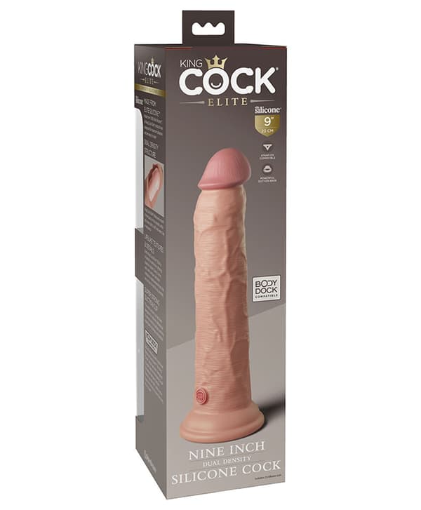 King C Elite Silikondildo Dual Density 9'' (23 cm)