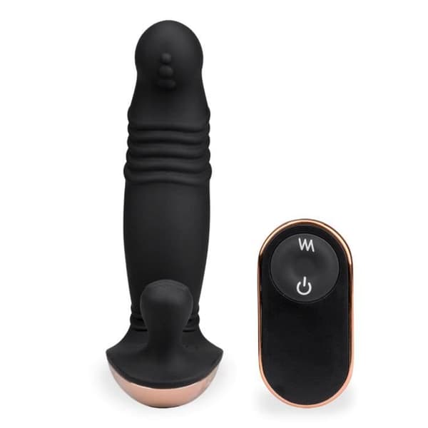 Prostatastimulator - Oliver - Silikon - Fjärrstyrd - 9 vibrationsnivåer - 14,5 cm