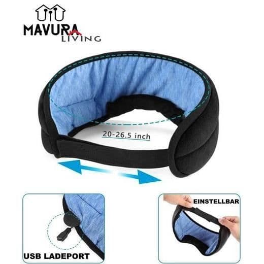 MAVURA SimpleSleep Pro Sleep Mask - Svart - Vuxen