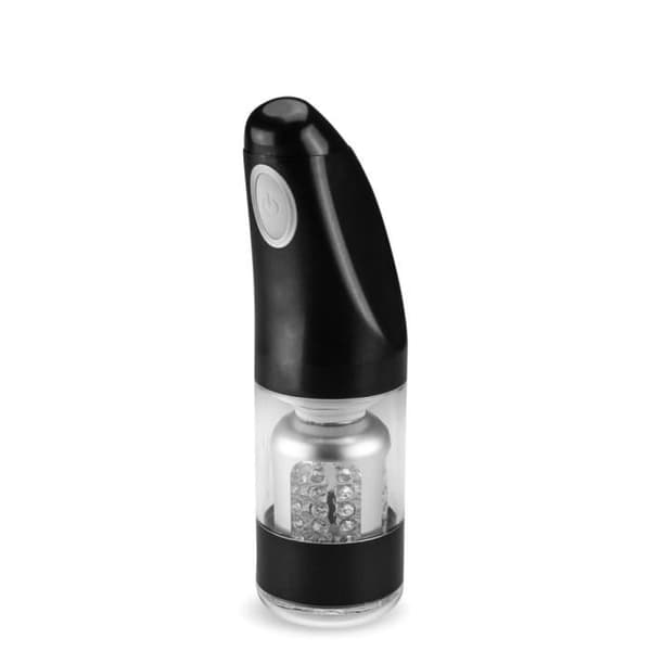 Masturbator - LOVE AND VIBES - Automatisk roterande fram och tillbaka - Svart - Vibrerande - 3 vibrationslägen