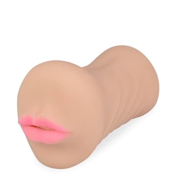 Masturbator - Lia - Sugande mun - TPE - Deep Throat Sensations - Ljus hud