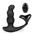 Miniatyrbild 1 av 6: Prostatastimulator - Soulmate - Svart - Fjärrstyrd - 3 lägen fram och tillbaka - 7 vibrationslägen