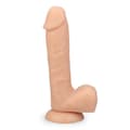 Miniatyrbild 3 av 4: Silikondildo 20,0 cm Bob - för män och kvinnor - vaginal och anal ljus hud