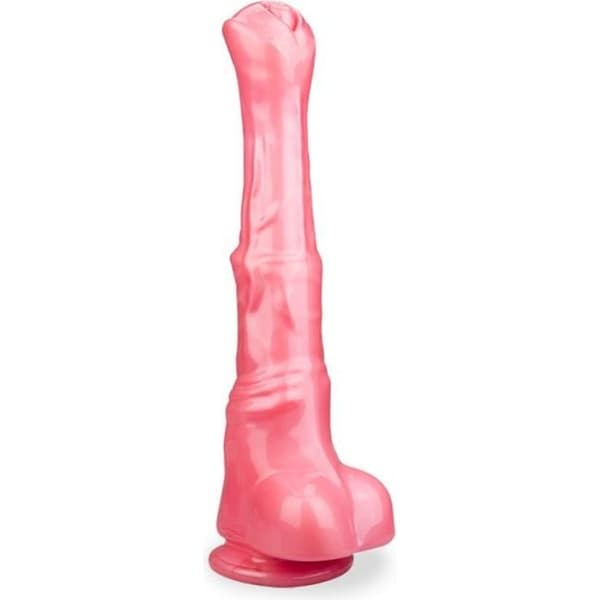 XXXL sugkopp dildohäst Rosa