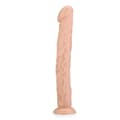 Miniatyrbild 4 av 4: Stor sugkoppsdildo med stora vener Dustingode vaginal eller anal för män eller kvinnor Ljus hud