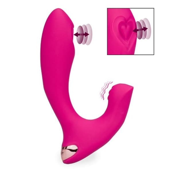 Skyddsängel vibrerande och pulserande prostatastimulator - manliga onanister