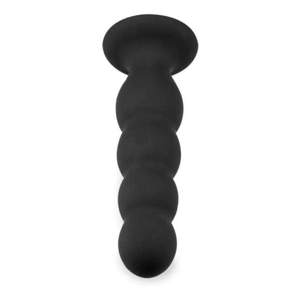 Malta 4-bolls sugkopp analplugg - LOVE AND VIBES Collection Svart