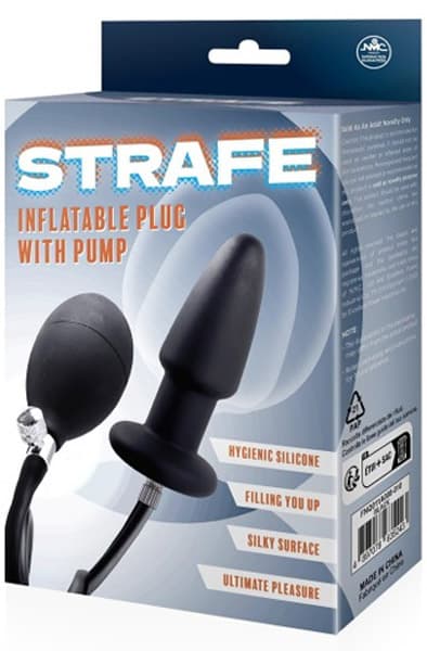 Strafe Inflatable Plug With Pump I Oppblåsbar analplugg