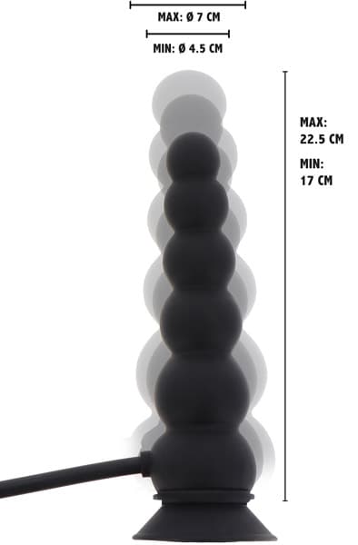 Extreme Expert Inflatable Suction Base Plug Oppustelig buttplug