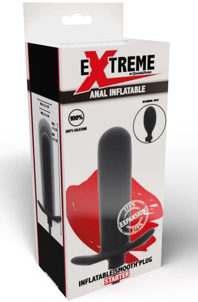 Extreme Inflatable Smooth Starter Plug 14,5 cm Oppblåsbar analplugg
