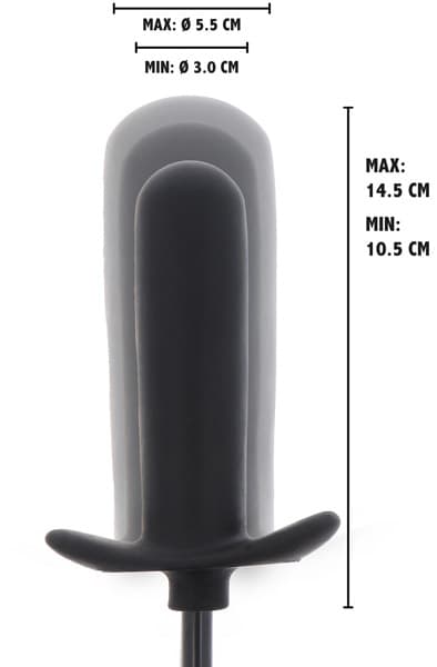Extreme Inflatable Smooth Starter Plug 14,5 cm Oppblåsbar analplugg