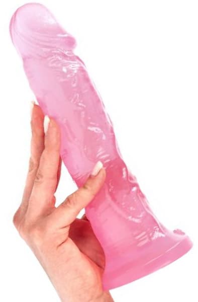 Ottavio Dildo Transparent Pink 23 cm Dildo