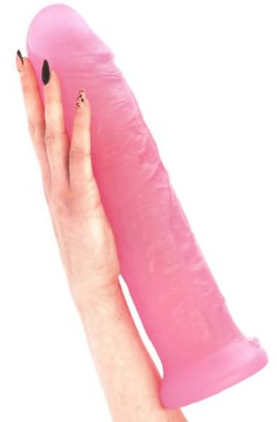 Cesare Dildo Transparent Pink 32 cm Dildo
