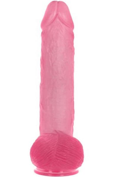Spartaco Dildo Transparent Pink 32,5 cm Dildo