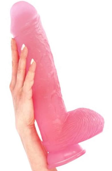 Spartaco Dildo Transparent Pink 32,5 cm Dildo