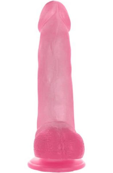 Fulvio Dildo Transparent Pink 31 cm XL dildo