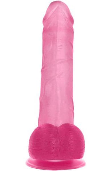 Costanzo Dildo Transparent Pink 25 cm Dildo