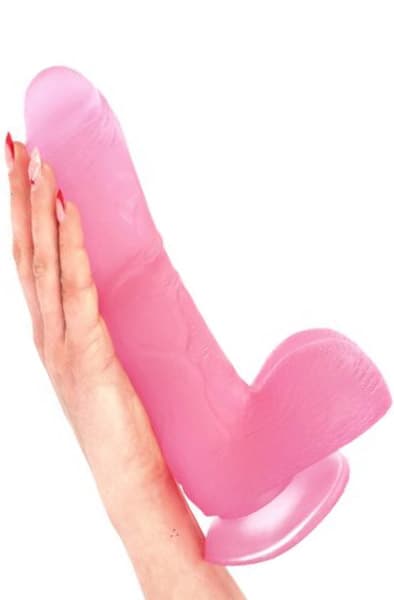 Costanzo Dildo Transparent Pink 25 cm Dildo