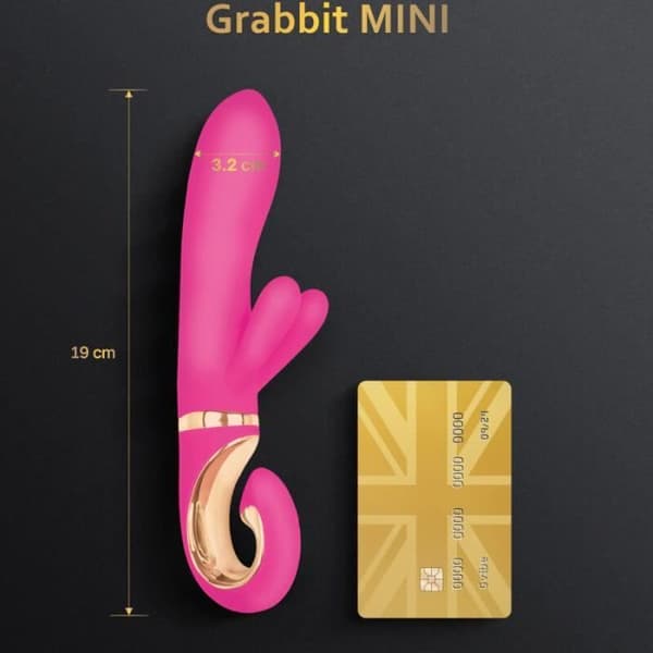Vibromassör - G-VIBE - G-Rabbit Mini - Silikon - 3 motorer - 6 vibrationslägen
