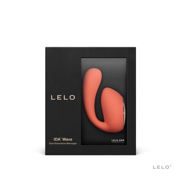 LELO IDA Wave Coral Red Double Vibrator - Klitoral och G-Spot-stimulering