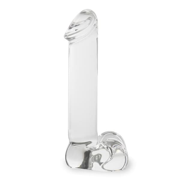 Nolan realistisk glasdildo dildo vaginal eller anal dildo för man eller kvinna