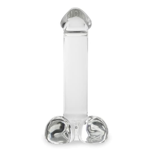 Nolan realistisk glasdildo dildo vaginal eller anal dildo för man eller kvinna