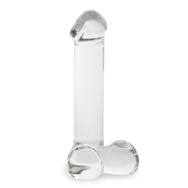 Nolan realistisk glasdildo dildo vaginal eller anal dildo för man eller kvinna