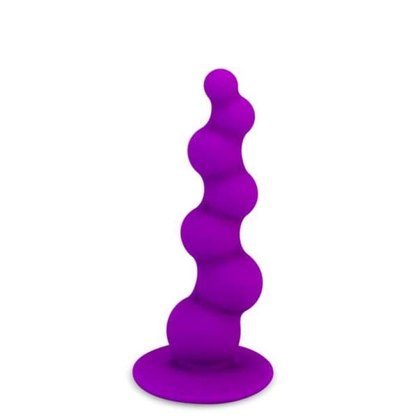 Spiral sugkopp analplugg
